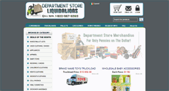 Desktop Screenshot of departmentstoreliquidations.com